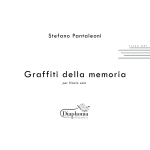 GRAFFITI DELLA MEMORIA per flauto solo [DIGITAL] 